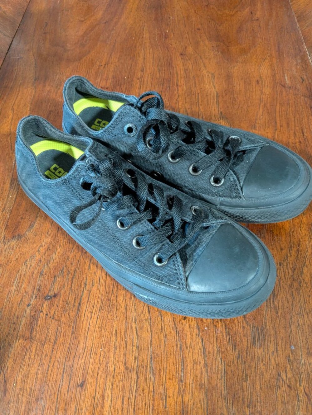 Converse Chuck Taylor All Star Mono Black Low Top Sneakers Women 6 - Picture 2 of 5